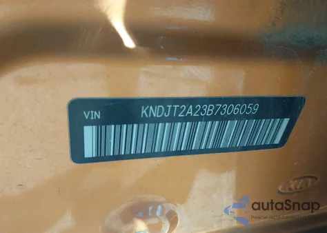 2011 Kia Soul + from USA, damaged, VIN KNDJT2A23B7306059